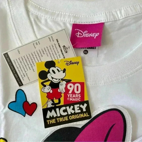 Minnie Mouse 3D Head TShirt Girls NWT - Picture 9 of 10